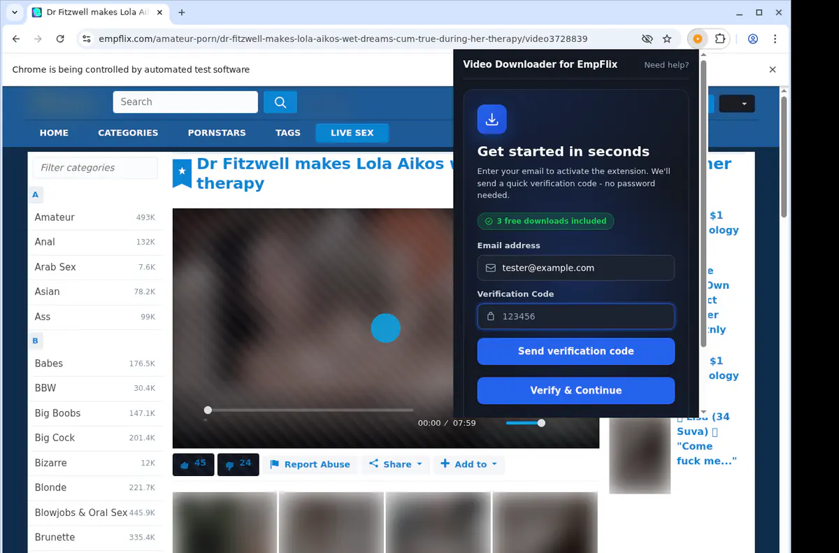 Empflix Video Downloader screenshot 4